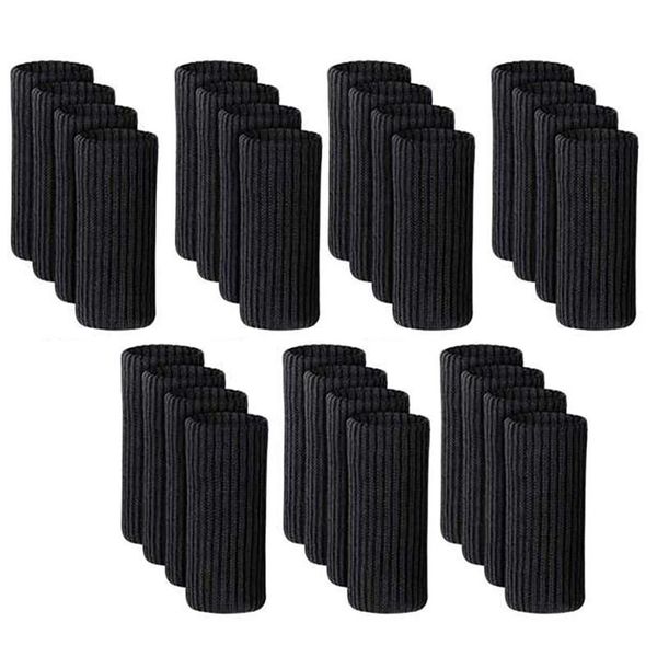 

28pcs anti-noise furniture leg socks high elastic knitted chair leg floor protector non slip thickening table feet cover