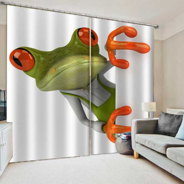 

decoration 3d curtains cartoon printing curtains for children room blackout shading window drapes