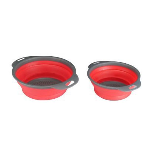 

circular fruit basket fold originality stretch drip vegetable baskets two piece set strainer kitchen storage tool 3 6zy2 m2