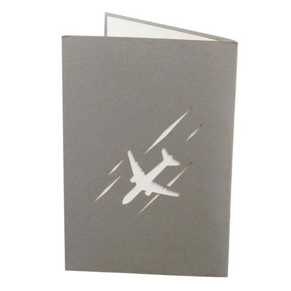 

greeting cards 3d aircraft birthday blessing handcraft creative for gift