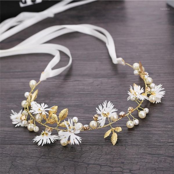 Haarspangen Haarspangen Mode Frauen Pflanze Festzug Mehrfarbige Blumenkrone Brautaccessoires Sommer Hochzeit Luxus Tiara Haar1