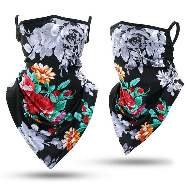 

дышащий face scarf bandana gology лыжная маска рыбалка пешие прогулки бегущие шеи гайтс крышка оголовье спорт спорт печать спирашки женские, Black