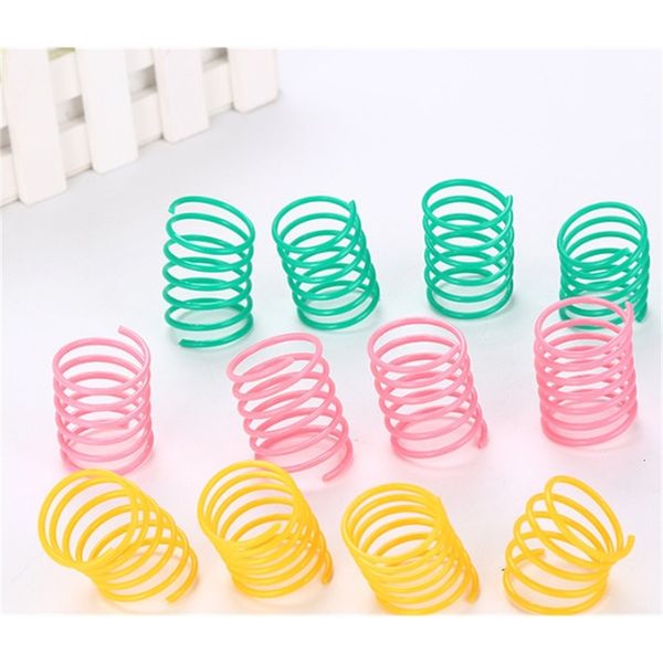 

springs pet wide durable heavy gauge plastic colorful cat toy playing toys for kitten