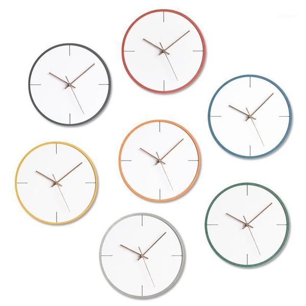 

wall clocks nordic creative gold minimalist living room home modern watches bedroom mute hanging decor c5t0751