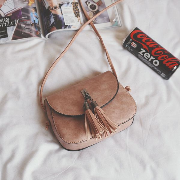 

hbp non-brand double tassel single shoulder slant across small bag simple mini women's bag leisure women's bag 1 sport.0018
