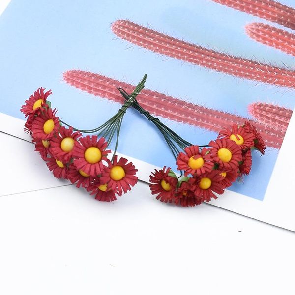 

10 шелковые подсолнечники дешевые искусственные растения декоративные цветы свадьба рождественские гирлянда diy подарки коробки вазы для дом