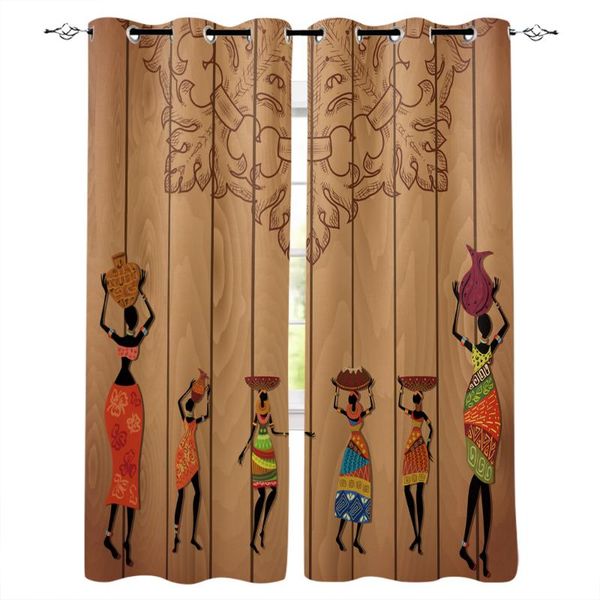 

curtain & drapes modern african women window bedroom kitchen living room decoration items curtains for