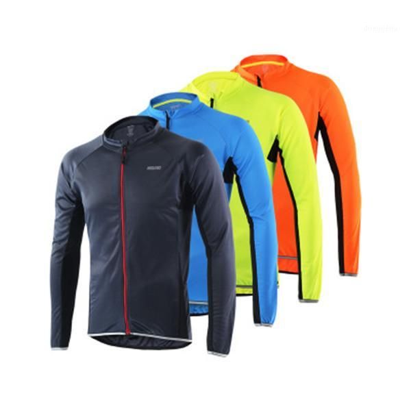 

bike clothing cycling jersey jacket winter warm fleece bicycle cycle long sleeve kit velveteen sweatshirt clothes1, Black;blue