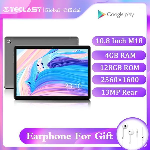 

teclast m18 10.8 inch tablets 4gb ram 128gb rom mt6797x x27 deca core 2560x1600 ips screen dual 4g android 8.0 tablet pc1