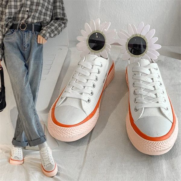 

2021 new women tennis lona casual from women's spring mode summer comfortable vulcan shoes zapatillas mujer 6svy, Black;white