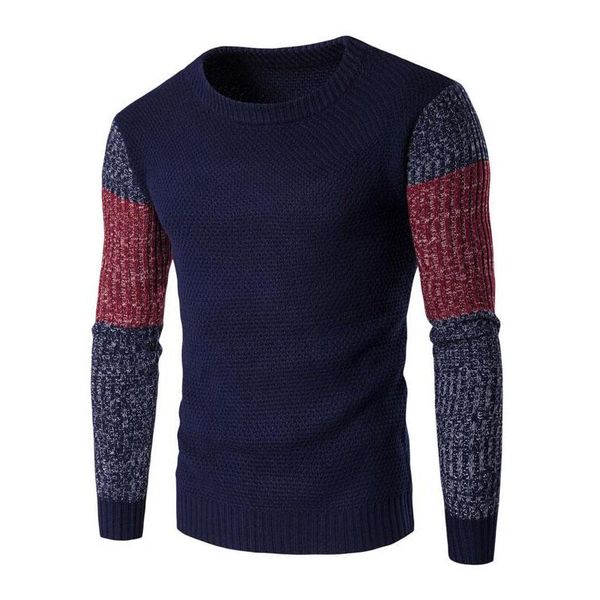 Maglioni da uomo 2021 Moda Pullover Uomo O Collo Maglione Marca Slim Fit Pullover Casual Maglieria Pull Homme Alta qualità XXL