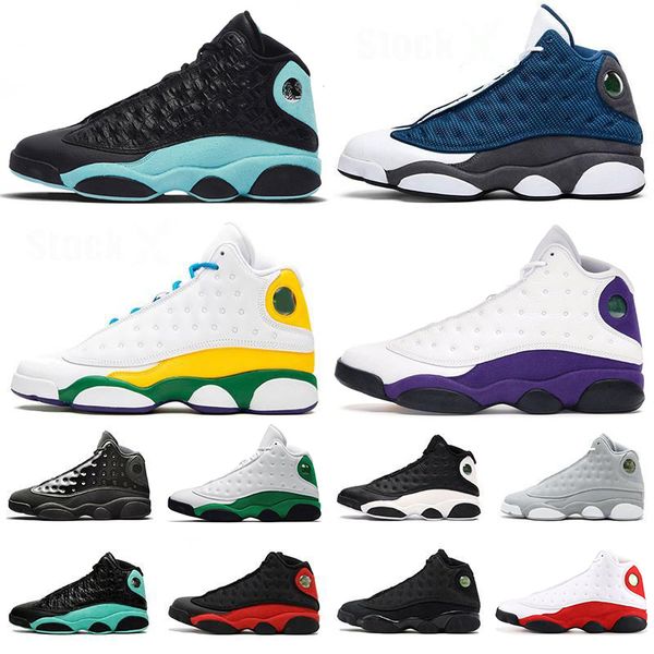 

umpman 13 13s playground men basketball shoes flint cap and gown island green bred court purple aurora green wolf grey melo