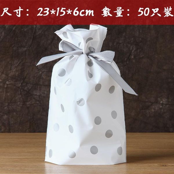 

50pcs 1lot fresh ribbon drawstring bags christmas wrapping gift bags baked pastry cookies storage bundle pockets delicate bags bbytoe soif