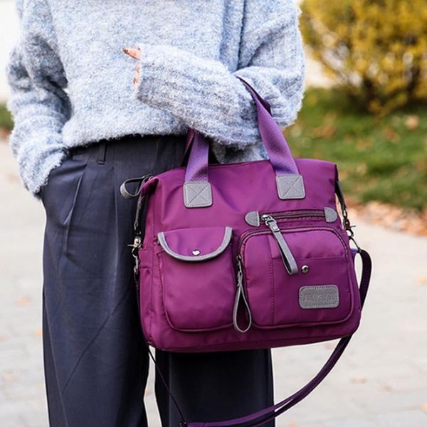 

women waterproof nylon shoulder messenger large capacity crossbody bag bolsa feminina drop shipping 2020