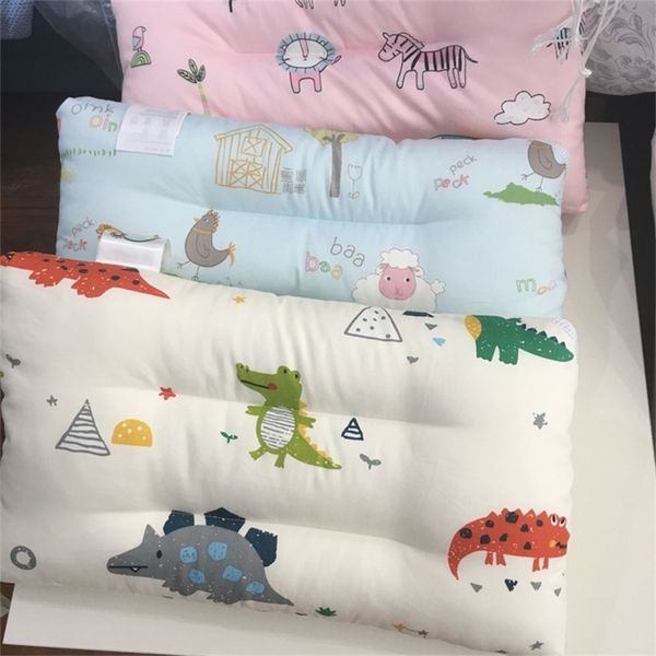 

baby pillows toddler bedding pillows cotton kids sleeping positioner boy girl head cushion anti roll support pad lj201209