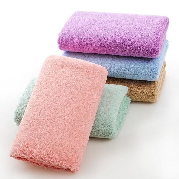 

towel coral fleece high-density microfiber lace beauty soft 35*75 gift