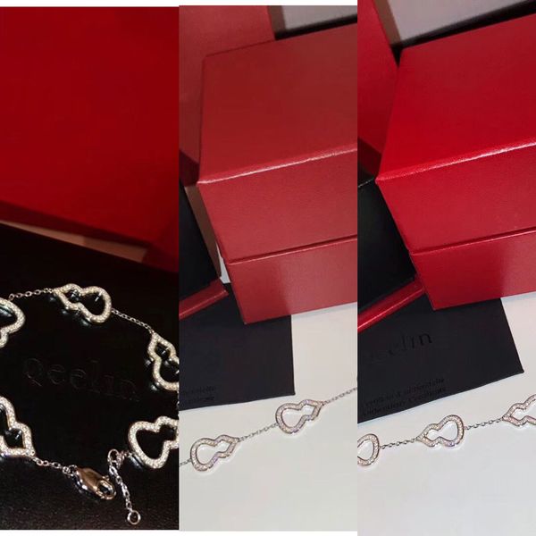 

for mdgnecklace five gourd necklace 925 sterling silver women's high jewelry christmas party gift good luck134s4