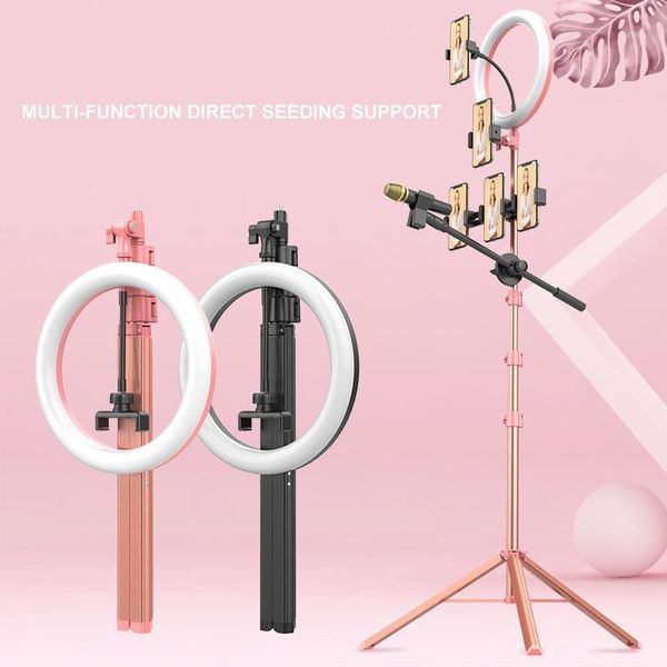 

ulanzi all-in-one mobile live feed ring light portable stand multi-function anchor camera tripod device po the flash1 flashes