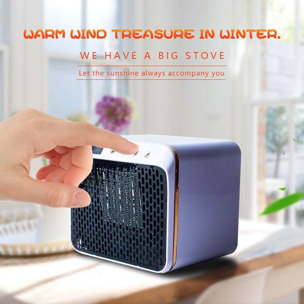

новые mini smart fans портативный зимний электрический отопление регулируемый температура нагреватель спальня гостиная настольная настольная