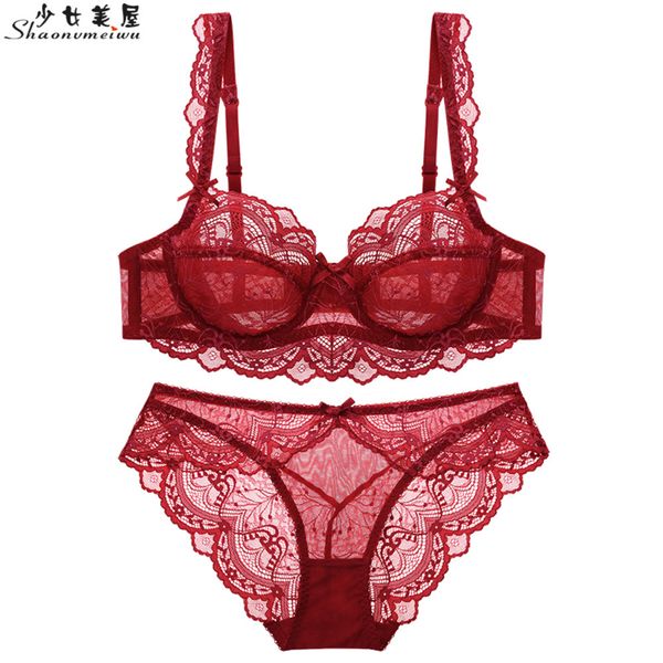 

shaonvmeiwu super thin and sponge-transparent bra with small breasts c1212, Black;white