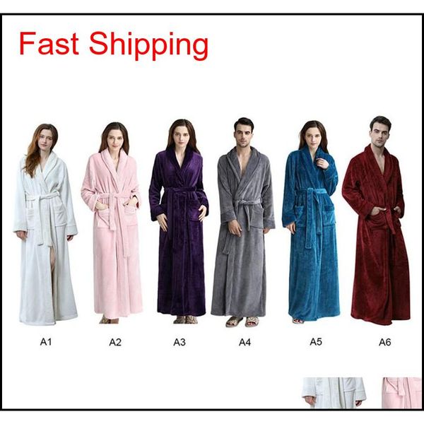 

bathrobe for men and women, super soft flannel absorbent towelling robe bath wrap nightwear dressing gown w qylhgl bde_luck