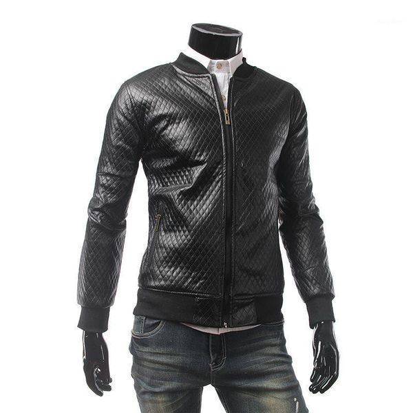

new fashion black faux leather jackets zipper basic moto coat turn-down collar biker long sleeves jacket dropshipping1