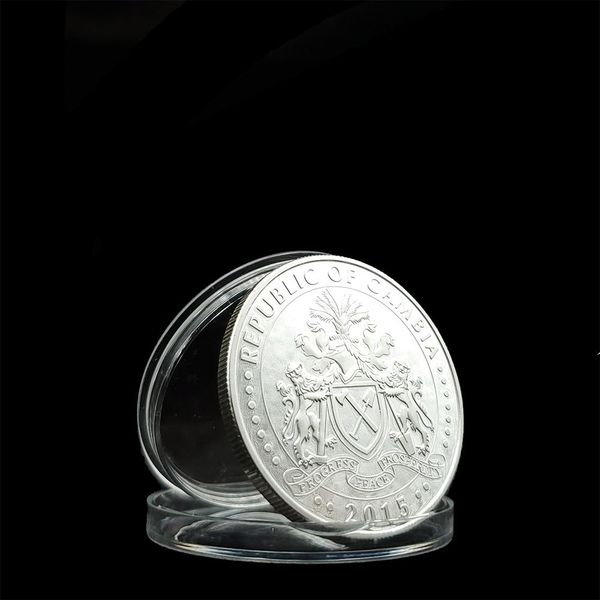 

rh create closed hippopotamus pattern 1000 dalasis gambian натуральные сокровища памятные монеты коллекционирование для коллекции f sqcmrz