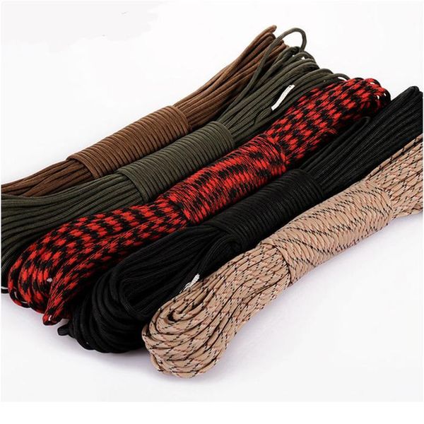 

100 meters 2mm one stand cores hiking clothesline paracord for survival parachute cord climbing camping lanyard camp jllrcs