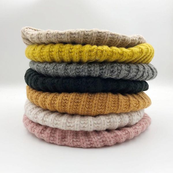 

simple women's wool berets hat ladies spring casual thin knitted french beret cap thin acrylic berets for girl winter beanie jllbwz, Black;white