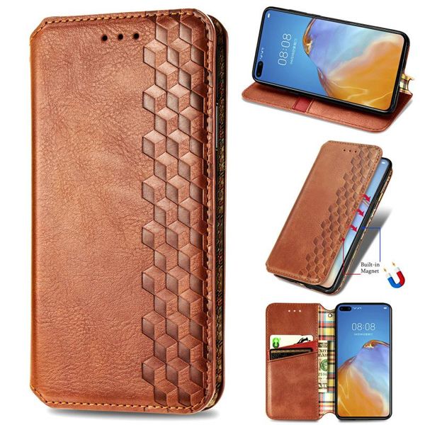 

leather wallet case for huawei p40 pro lite e p smart 2020 for huawei y5p y6p y7p y8p y8s magnetic q sqcfdk
