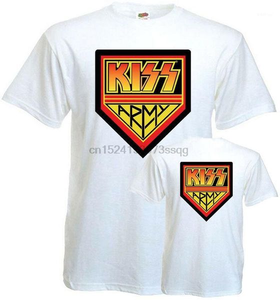 

kiss army t-shirt white double sided all sizes s...5xl1, White;black