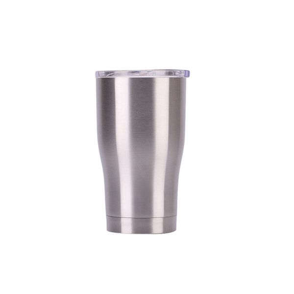 

12oz curve stainless steel tumbler double wall insulation vacuum water coffee with lids portable travel mugs a05