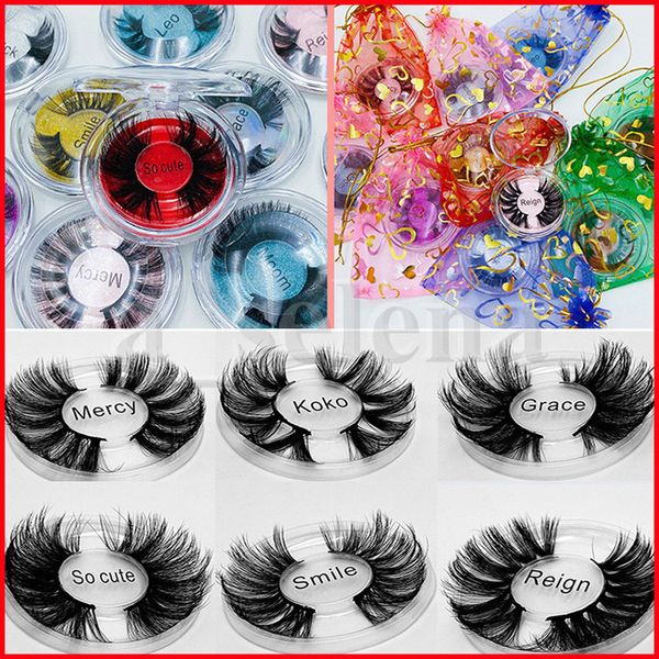 

10 styles 100% mink eyelash 25mm 3d mink eyelashes makeup 5d false eyelashes thick long dramatic eyelashes eyelash extension with bag