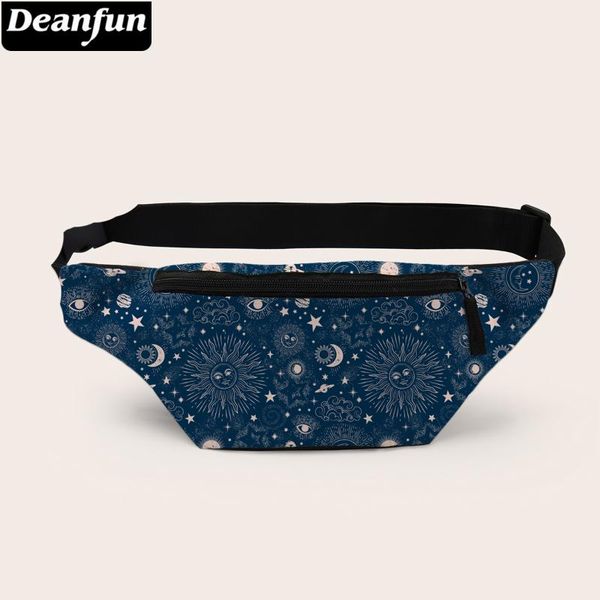 

deanfun fanny pack blue bags для женщин портативный организованный сумка из кошелька моды талия сумка для девочек d18068
