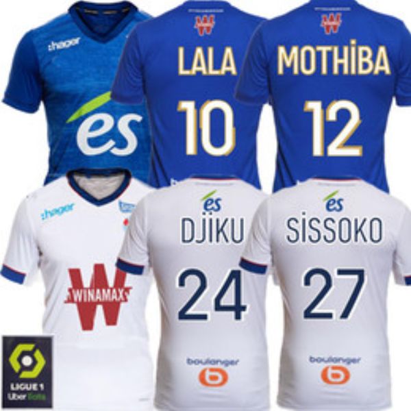 

20 21 rc strasbourg soccer jersey alsace maillot de alsace strasbourg alsace 2020 2021 djiku thomasson lala mothiba men + kids shirts, Black;yellow