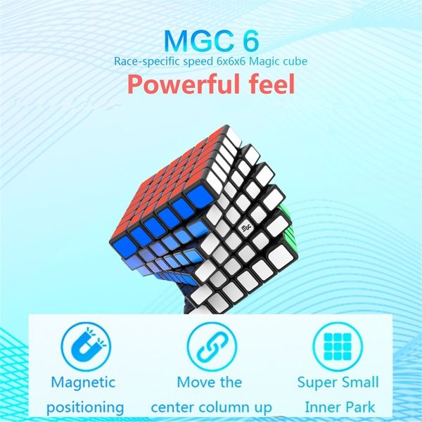 

yj mgc 6 cube 6x6 magnetic magic cube yongjun mgc 6 magnets puzzle speed cubes educational toys for kids y200428