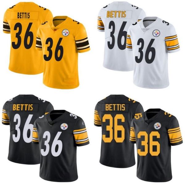 

pittsburgh steelers men #36 jerome bettis women youth jersey, Black;red