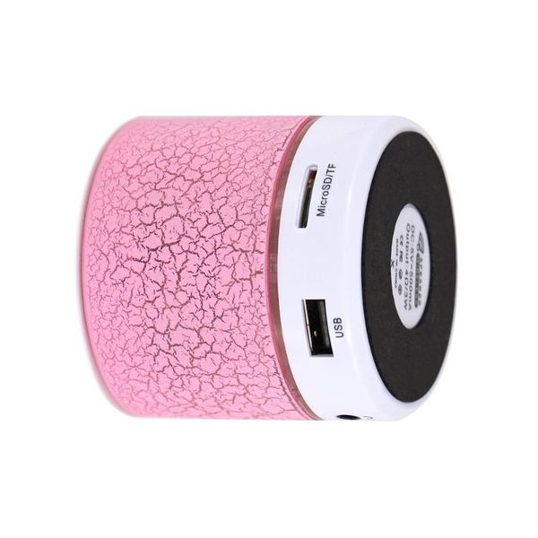 

mini wireless bluetooth led flashing stereo speakerb crack pattern portable