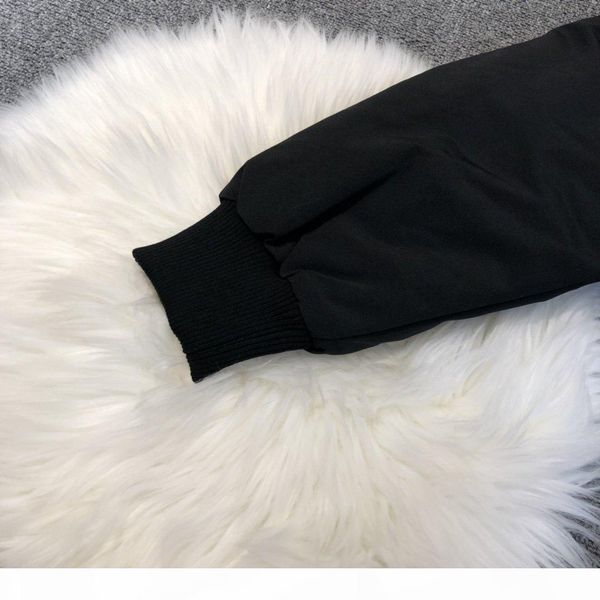 

the man parka winter down parkas warm jacket real wolf fur hoodie down jackets fashion warm coat clothes homme doudoune parka, Black