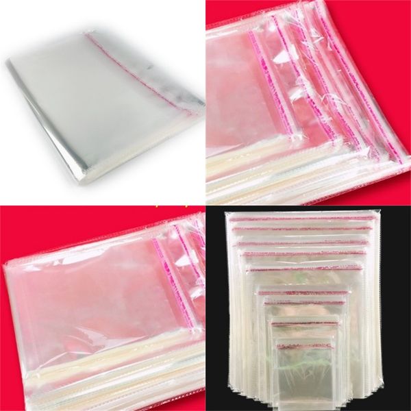 

mylar plastic bags offset printing transparent colourless packing bag sticker small parking paster opps 100pcs/set 5 58ys c2