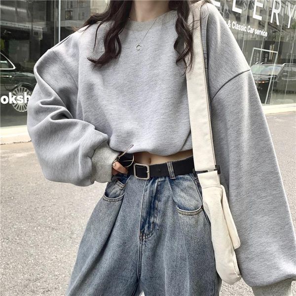 

o-neck short letter long and hoodies pullover causal women's clothing sweatshirts sleeve drawstring ladies womens autumn kgjig, Black
