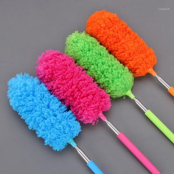 

soft microfibre duster brush home air-condition car furniture handle extendable cleaning brushes household tools1
