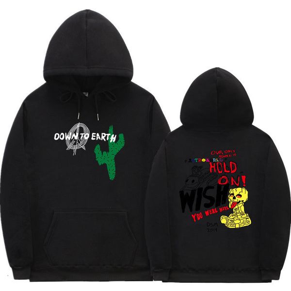 

travis scott astroworld fashion sweater men's and women's hooded sweatshirt jacket, Black