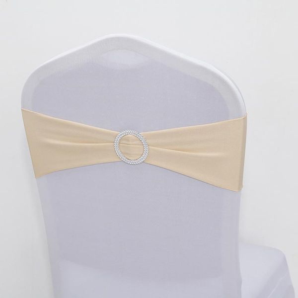 

1 шт. цветные с круглым пряжкой декор лайкра спандекс стул полоса ленты для свадебного события 1 шт. цветные q wmtihl