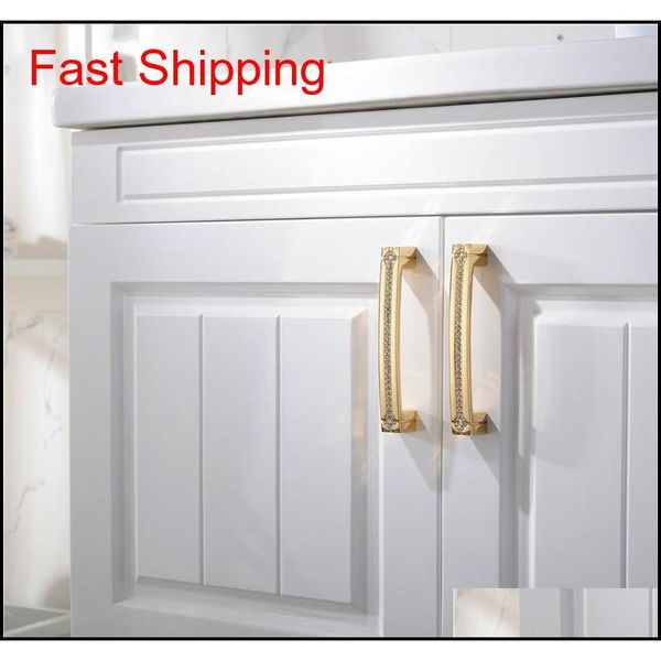 

cabinet knobs 24k real gold czech crystal drawer door handle furniture knobs pull handles ne qylrrf dh_seller2010
