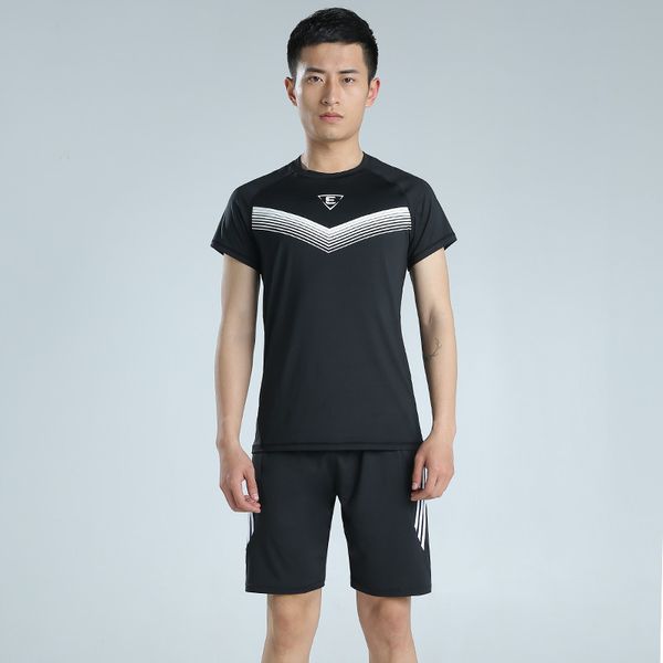 

lu yifan night morning running fast dry men's spring and summer fitness tights vest shorts sports suit, Gray