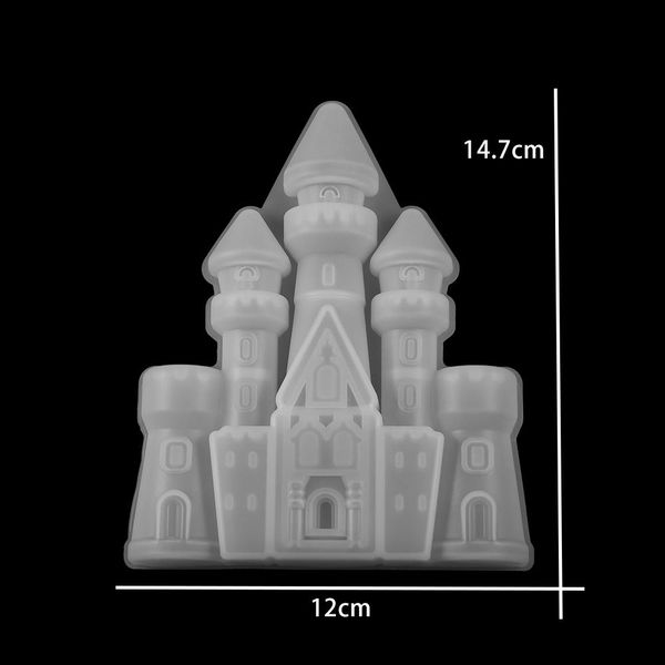 

3 стили замок эпоксидные смолы пресс-формы вилла рождество дом diy эпоксидной смолы для литья mold силиконовые ювелирные изделия ремесла при