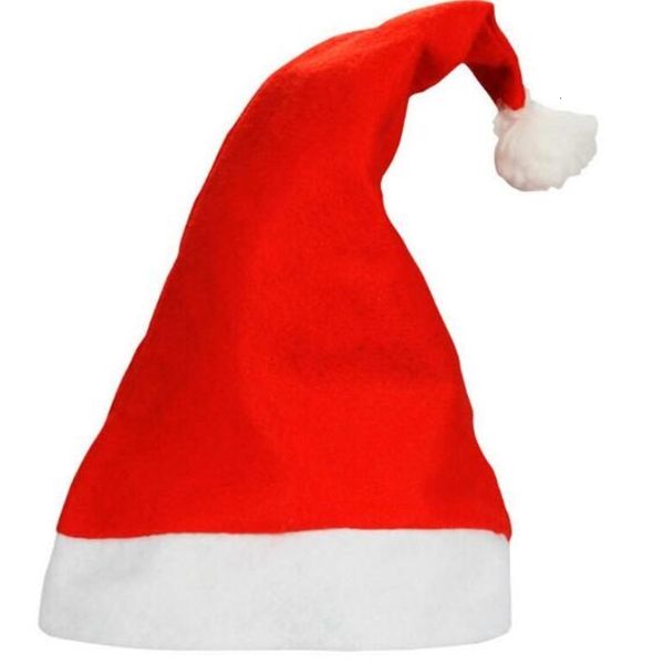 

red and white cap party hats for santa claus costume christmas decoration