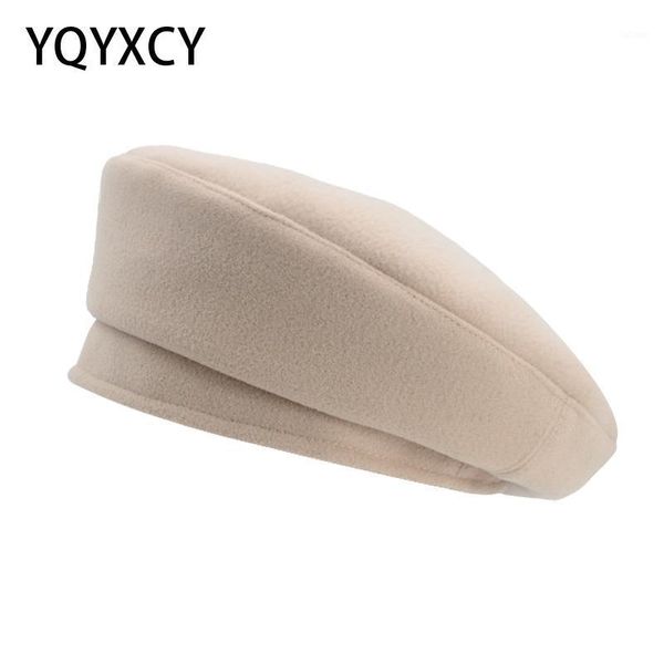 

beret female winter hats for women flat cap solid color wool vintage boina feminina england painter cap gorras planas new1, Blue;gray