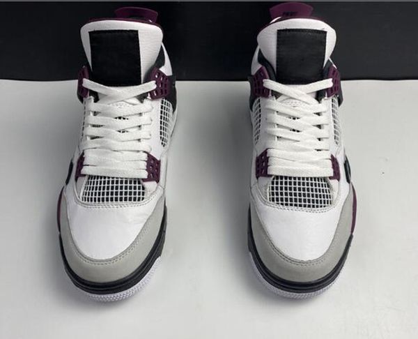 

4s retro basketball shoes man sneakers pk genuine leather cz5624 have large size 12-13 with double box
